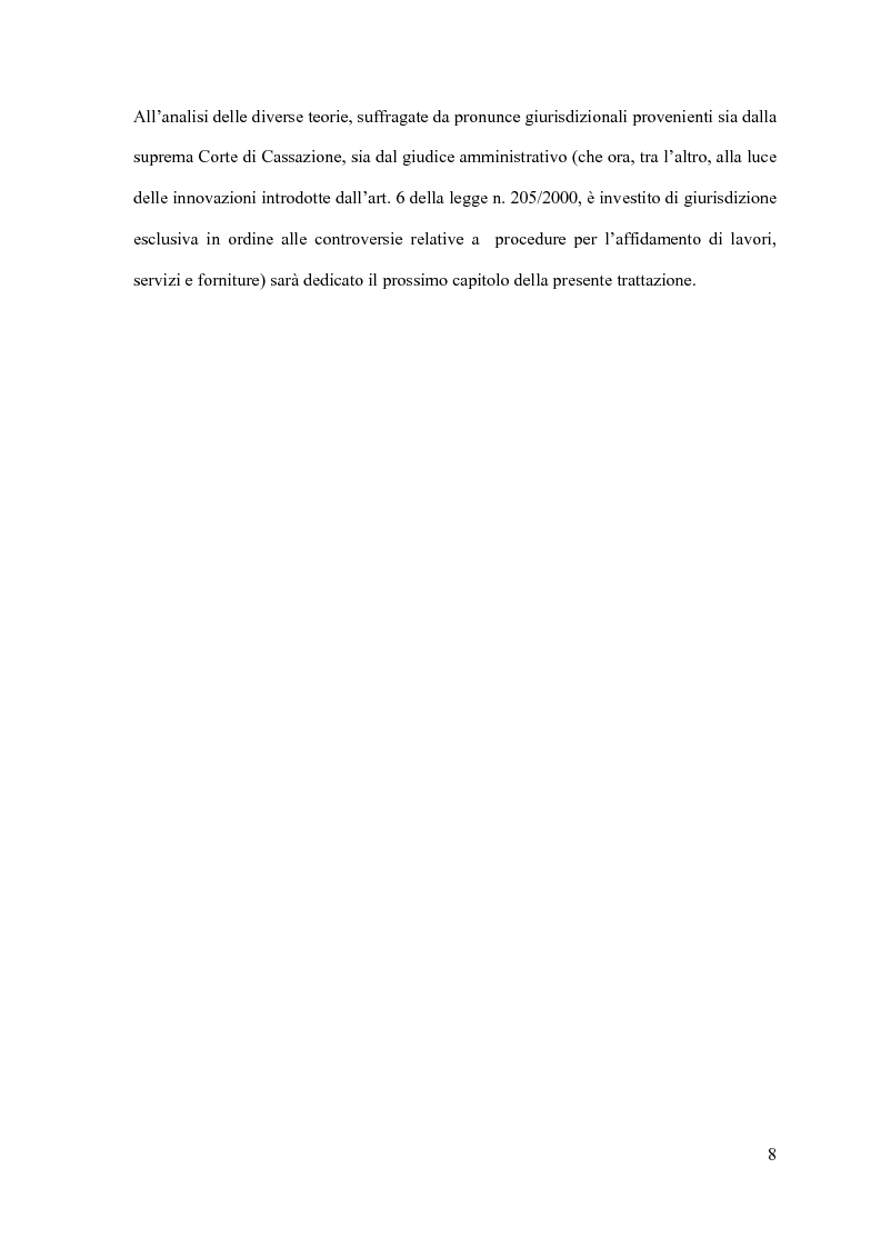 Anteprima della tesi: I contratti d'appalto di opere pubbliche: profili problematici attinenti alle ipotesi di invalidità e nuove prospettive nel risarcimento del danno alle imprese., Pagina 9