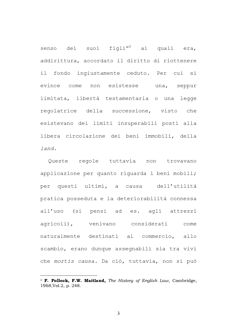 Anteprima della tesi: Il testamento inglese: il personal representative, Pagina 3