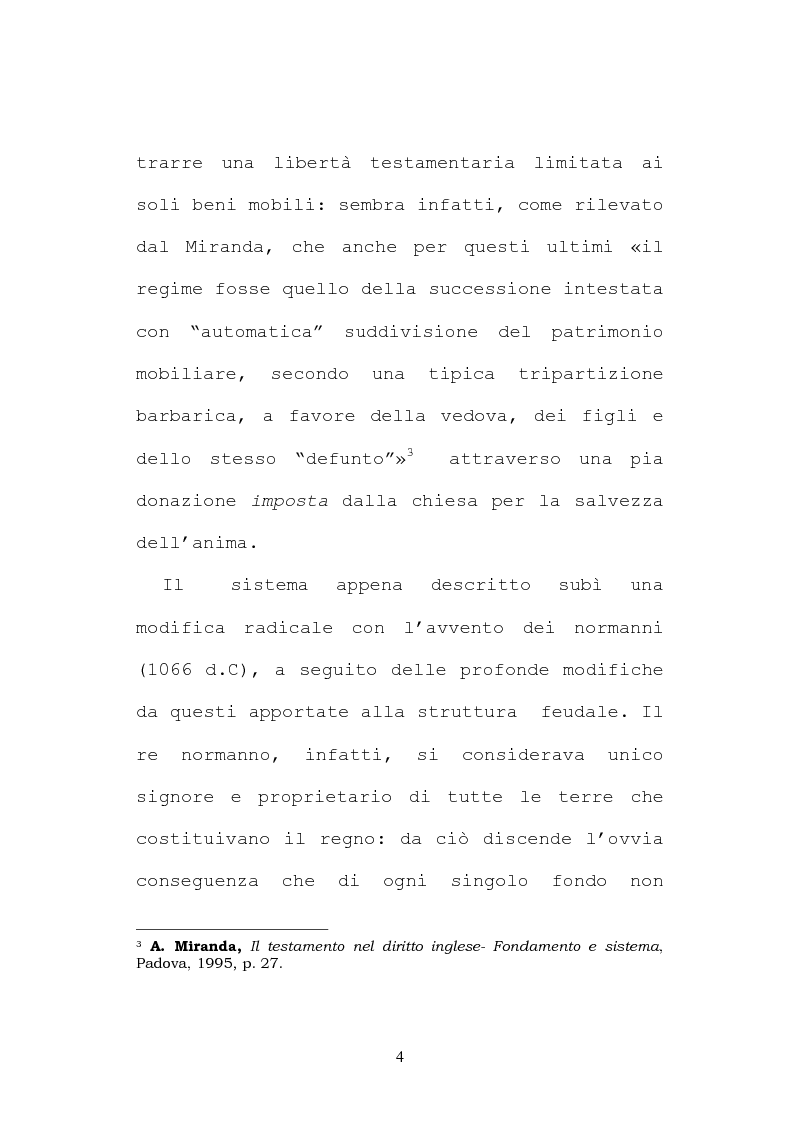 Anteprima della tesi: Il testamento inglese: il personal representative, Pagina 4