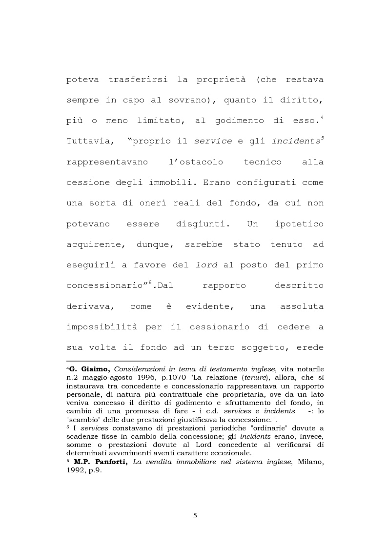 Anteprima della tesi: Il testamento inglese: il personal representative, Pagina 5