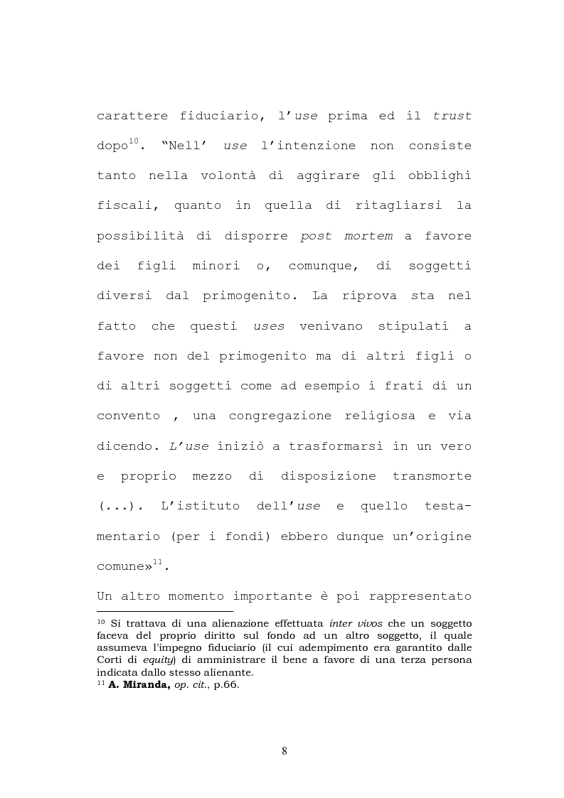 Anteprima della tesi: Il testamento inglese: il personal representative, Pagina 8