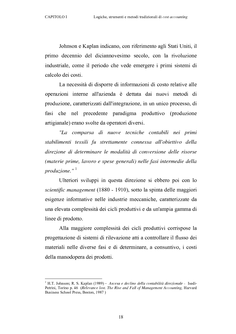 Anteprima della tesi: Il cost accounting come strumento di controllo direzionale negli enti locali. Il caso del Comune di Porto Torres, Pagina 11