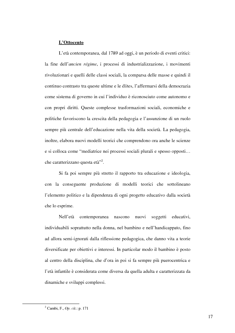 Anteprima della tesi: E-learning: apprendere con la rete. L'impiego dei nuovi media in ambito educativo-formativo, Pagina 15
