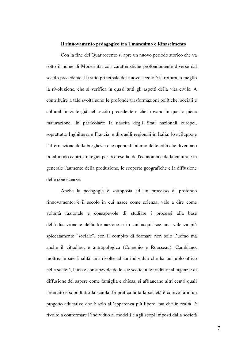 Anteprima della tesi: E-learning: apprendere con la rete. L'impiego dei nuovi media in ambito educativo-formativo, Pagina 5