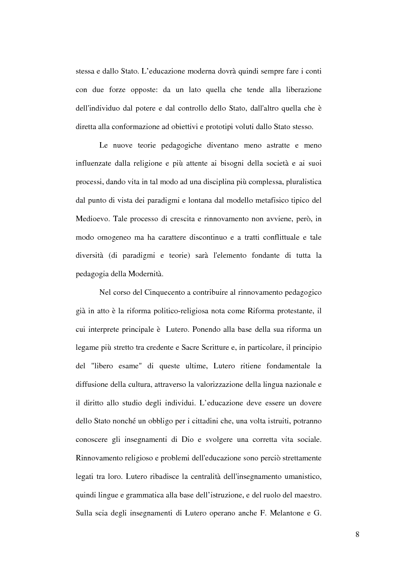 Anteprima della tesi: E-learning: apprendere con la rete. L'impiego dei nuovi media in ambito educativo-formativo, Pagina 6