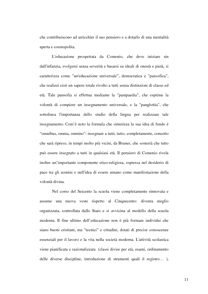 Anteprima della tesi: E-learning: apprendere con la rete. L'impiego dei nuovi media in ambito educativo-formativo, Pagina 9