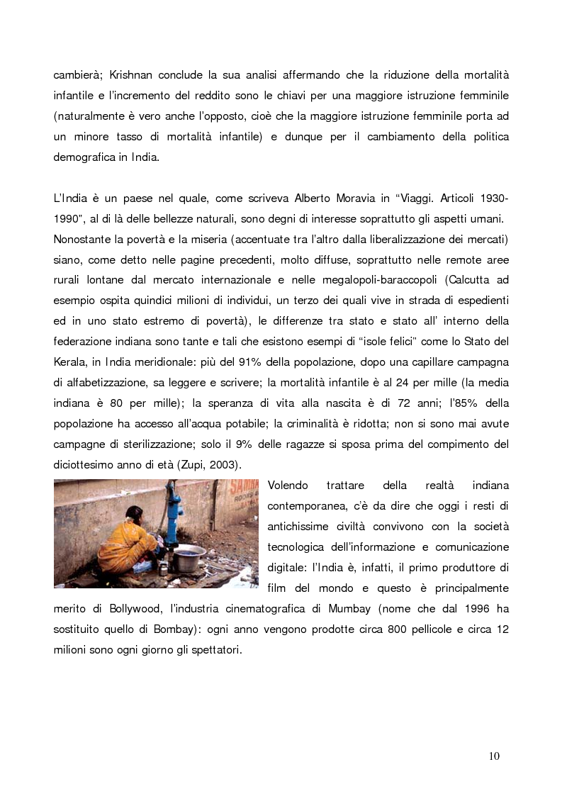 Anteprima della tesi: La questione demografica indiana: salute sessuale e riproduttiva e strategie di diffusione dell'informazione, Pagina 6