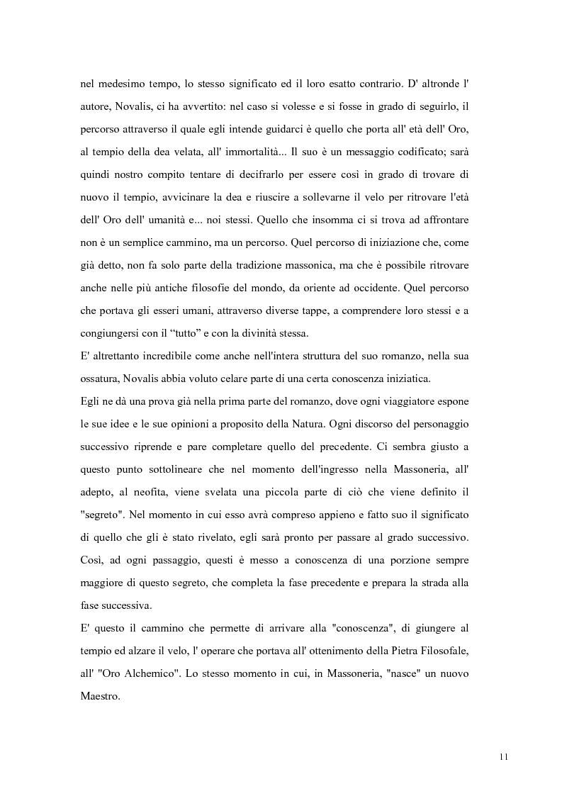 Anteprima della tesi: NOVALIS- Il maestro e i discepoli - Un cammino verso il tempio, Pagina 8