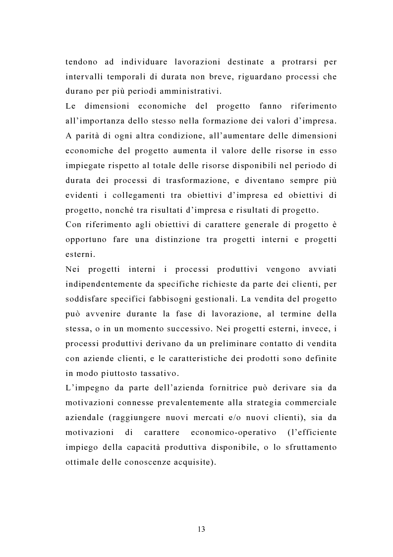 Anteprima della tesi: La pianificazione e il controllo dei grandi progetti. Il caso di un'impresa operante nel settore dell'impiantistica., Pagina 11