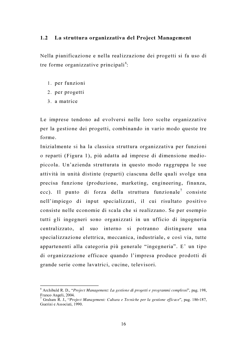 Anteprima della tesi: La pianificazione e il controllo dei grandi progetti. Il caso di un'impresa operante nel settore dell'impiantistica., Pagina 14