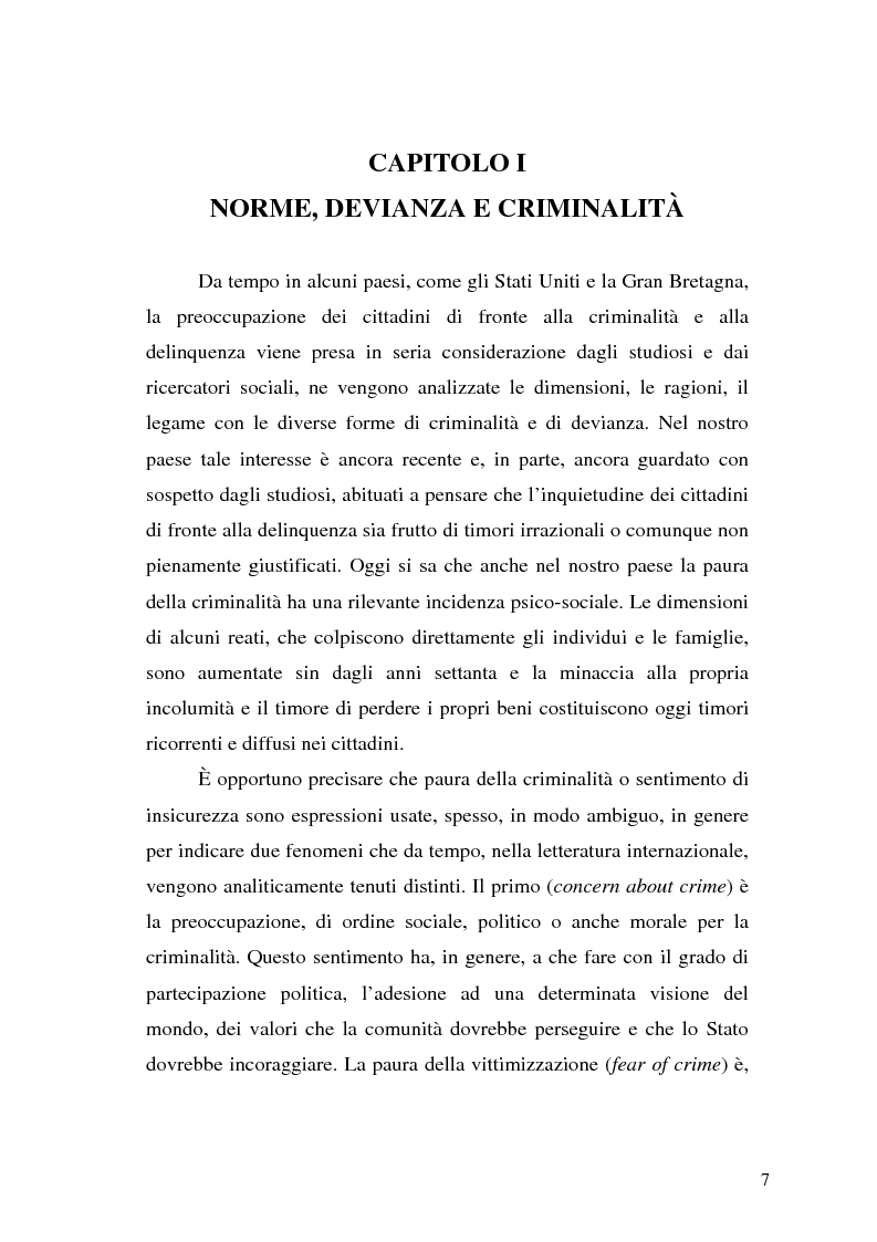 Anteprima della tesi: Comunicare la sicurezza a Perugia, Pagina 3