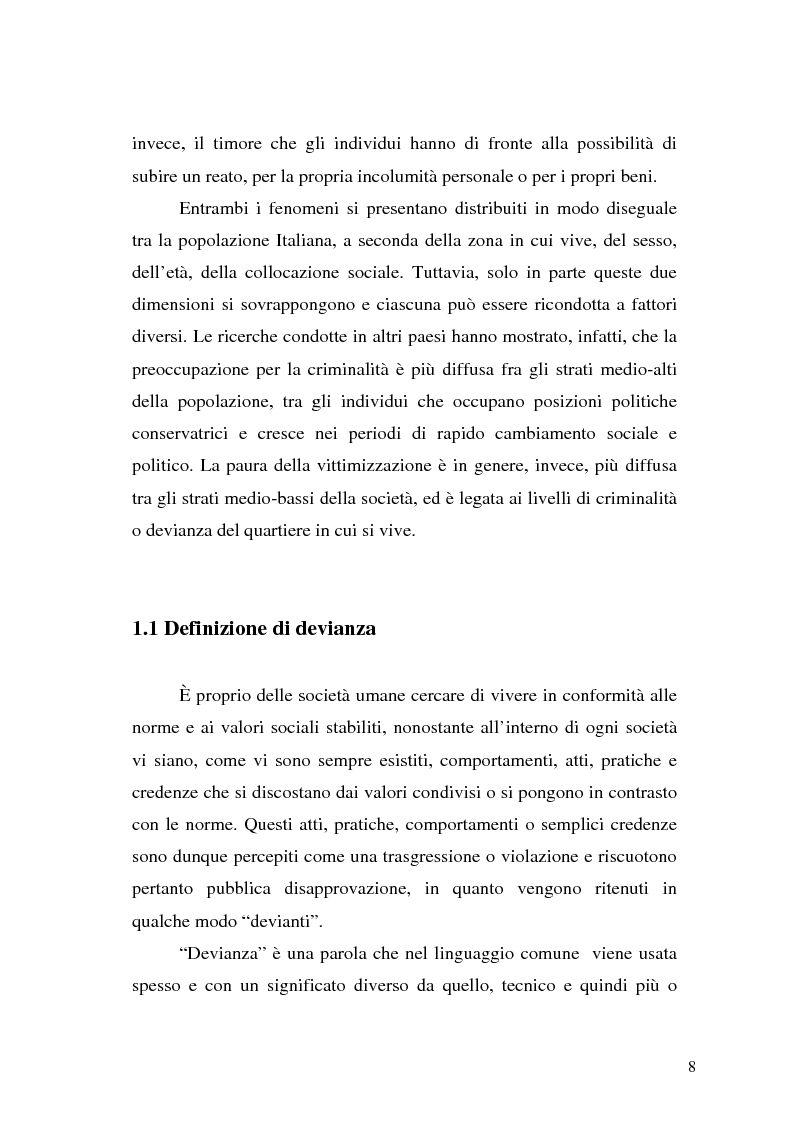 Anteprima della tesi: Comunicare la sicurezza a Perugia, Pagina 4