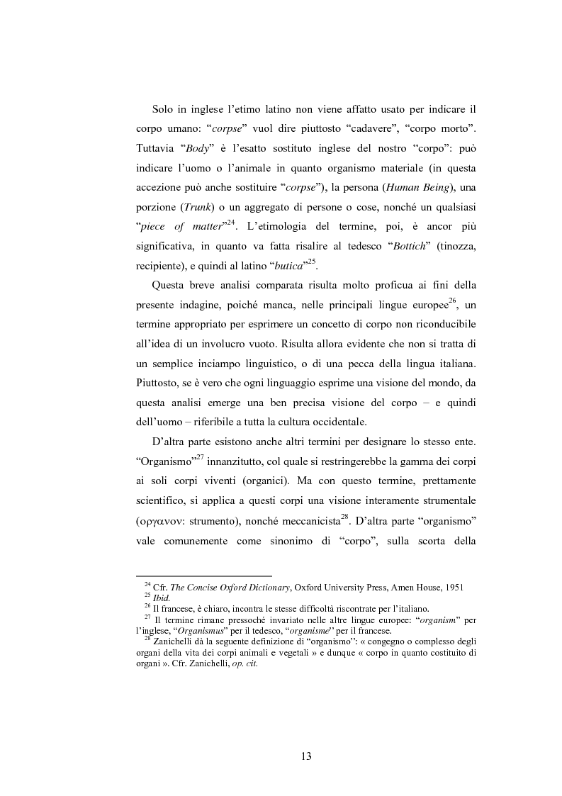 Anteprima della tesi: Il corpo ingannato tra metafisica e tecnologia, Pagina 10