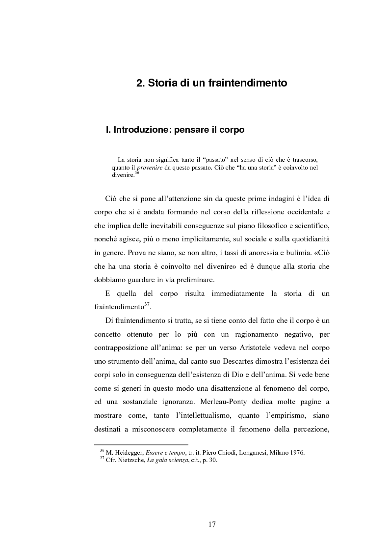 Anteprima della tesi: Il corpo ingannato tra metafisica e tecnologia, Pagina 14