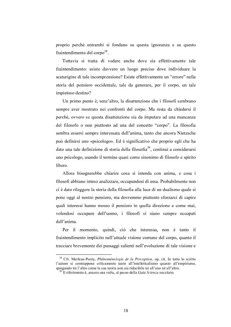 Anteprima della tesi: Il corpo ingannato tra metafisica e tecnologia, Pagina 15