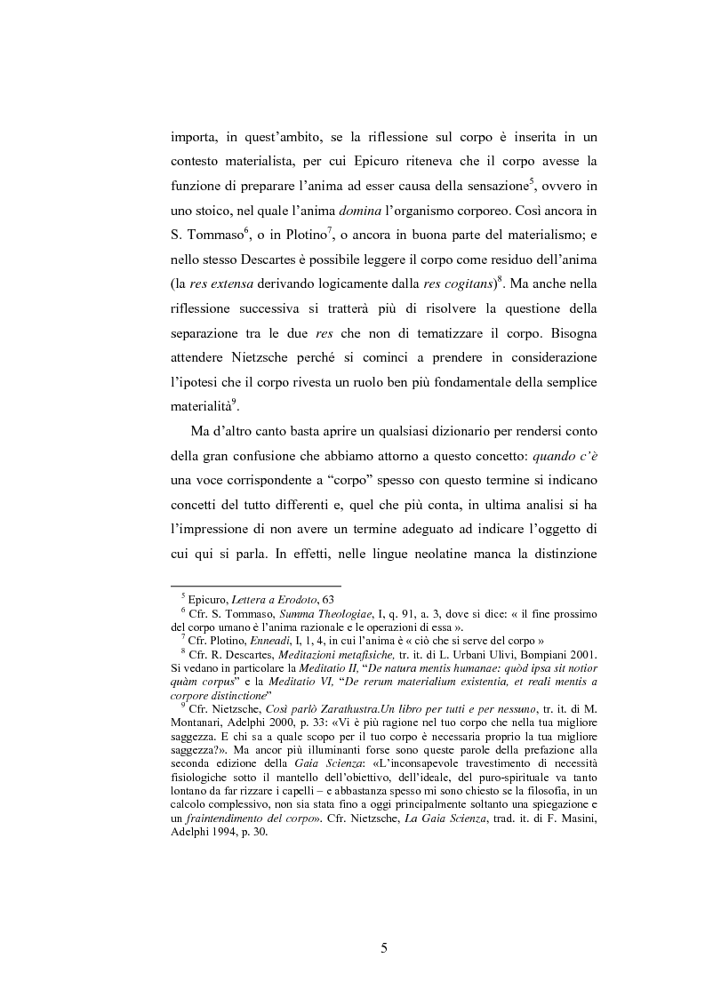 Anteprima della tesi: Il corpo ingannato tra metafisica e tecnologia, Pagina 2