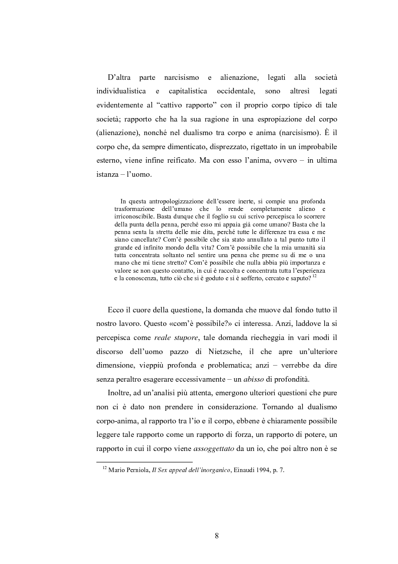 Anteprima della tesi: Il corpo ingannato tra metafisica e tecnologia, Pagina 5
