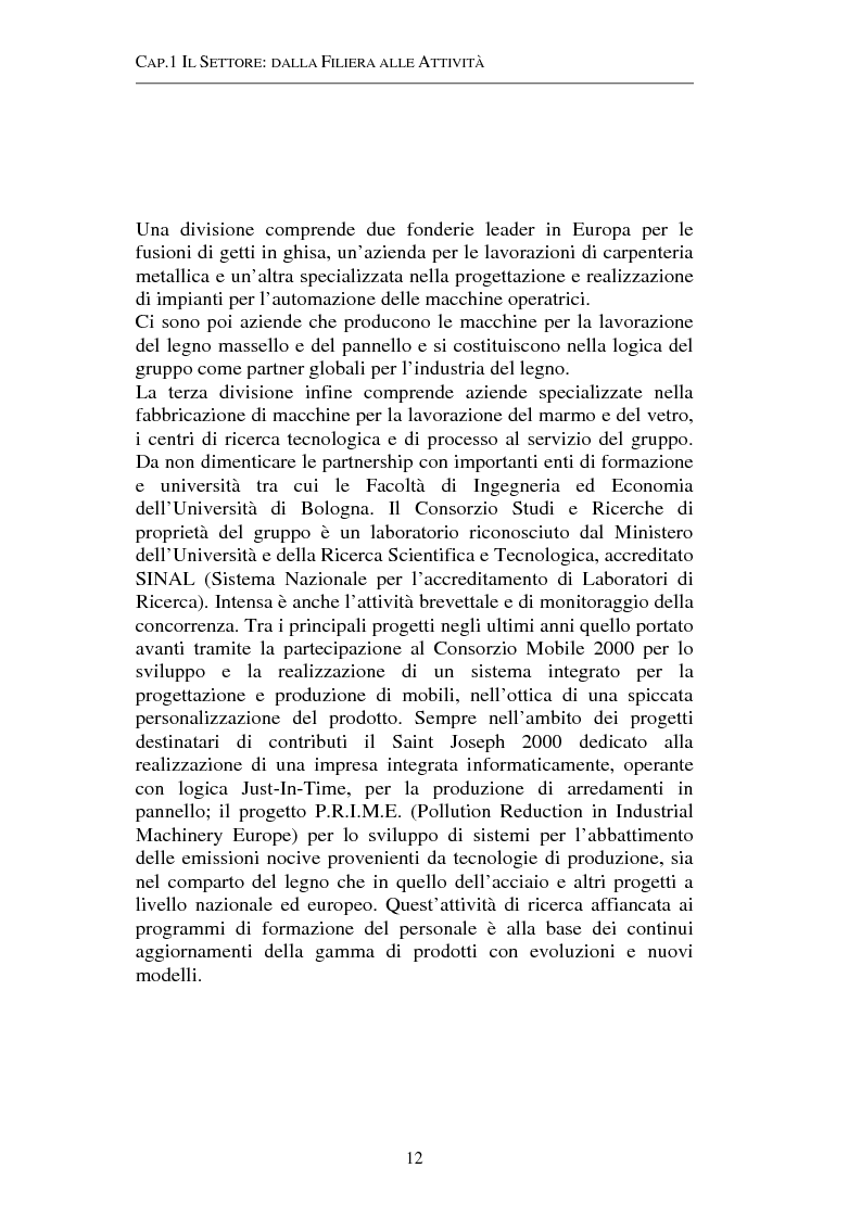 Anteprima della tesi: Gestione strategica dei costi e creazione di valore per il cliente: il caso delle macchine per la lavorazione del legno, Pagina 12