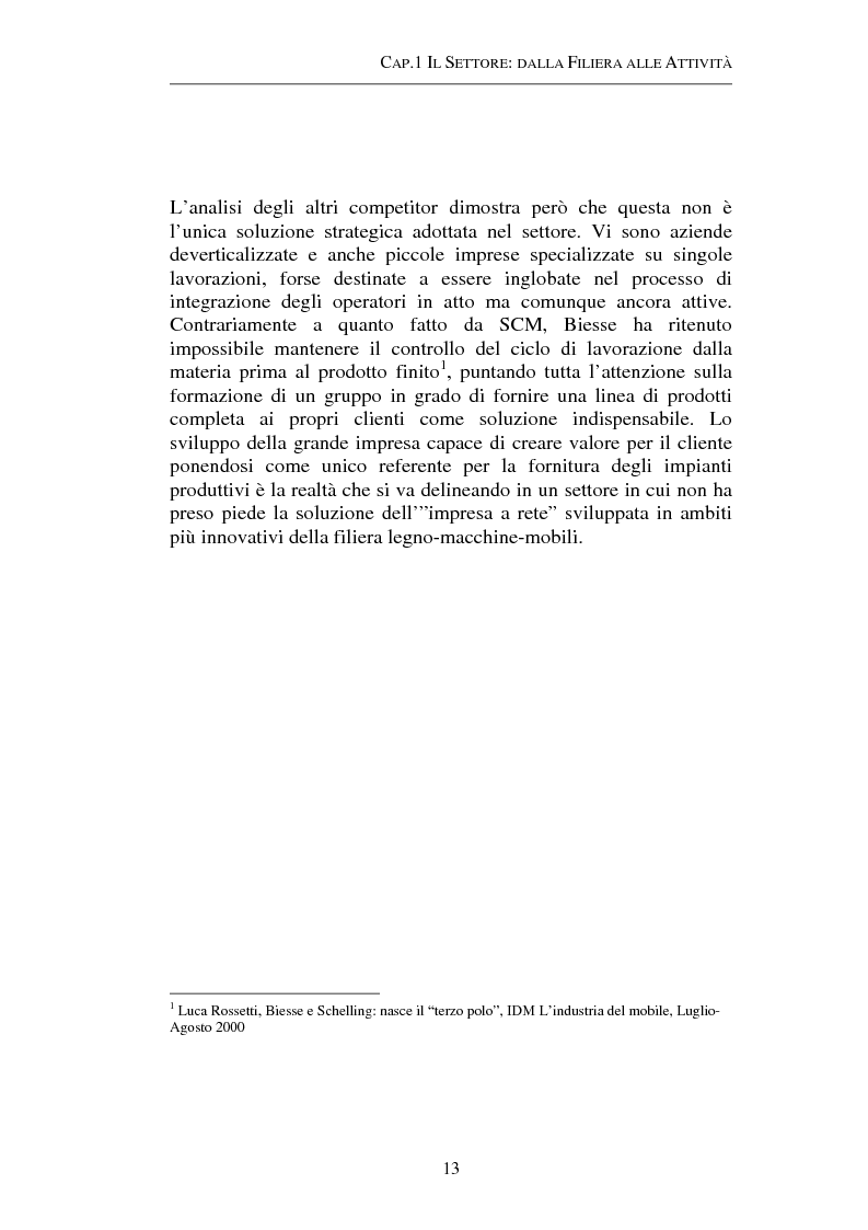 Anteprima della tesi: Gestione strategica dei costi e creazione di valore per il cliente: il caso delle macchine per la lavorazione del legno, Pagina 13