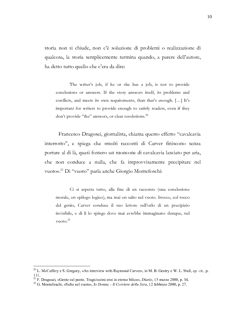 Anteprima della tesi: Dalle parole alle immagini: Robert Altman interpreta Raymond Carver, Pagina 10