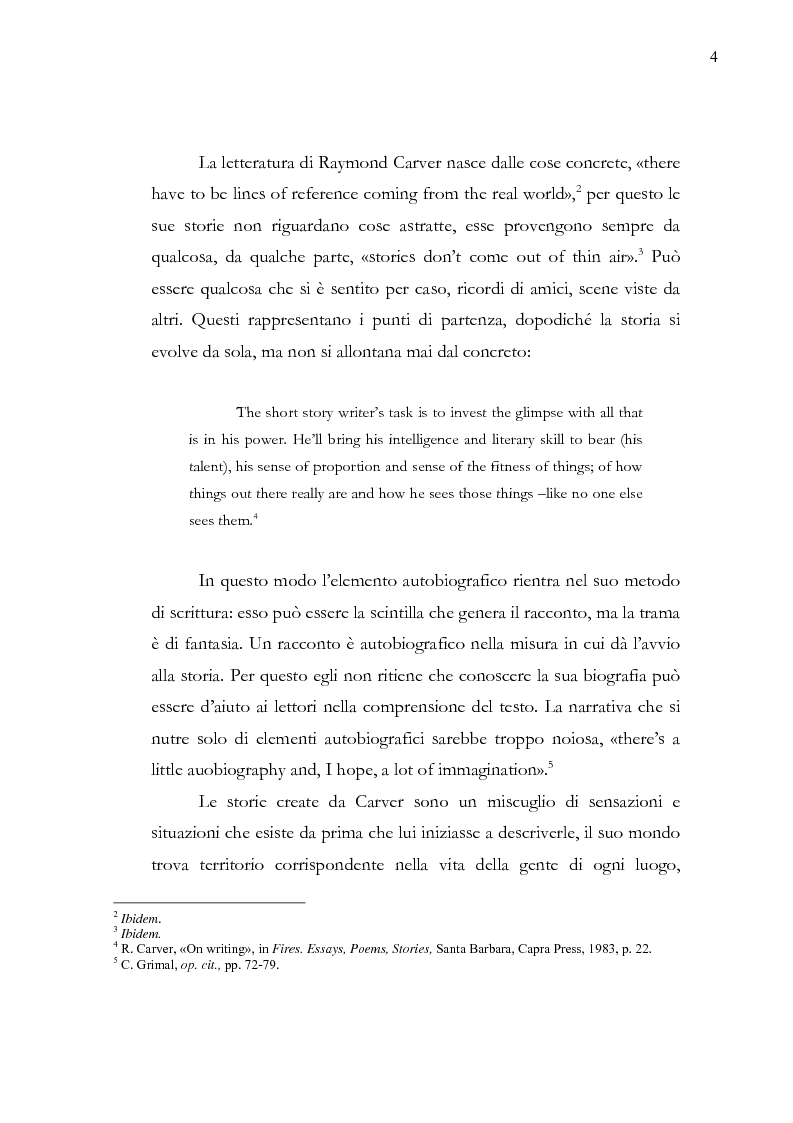 Anteprima della tesi: Dalle parole alle immagini: Robert Altman interpreta Raymond Carver, Pagina 4