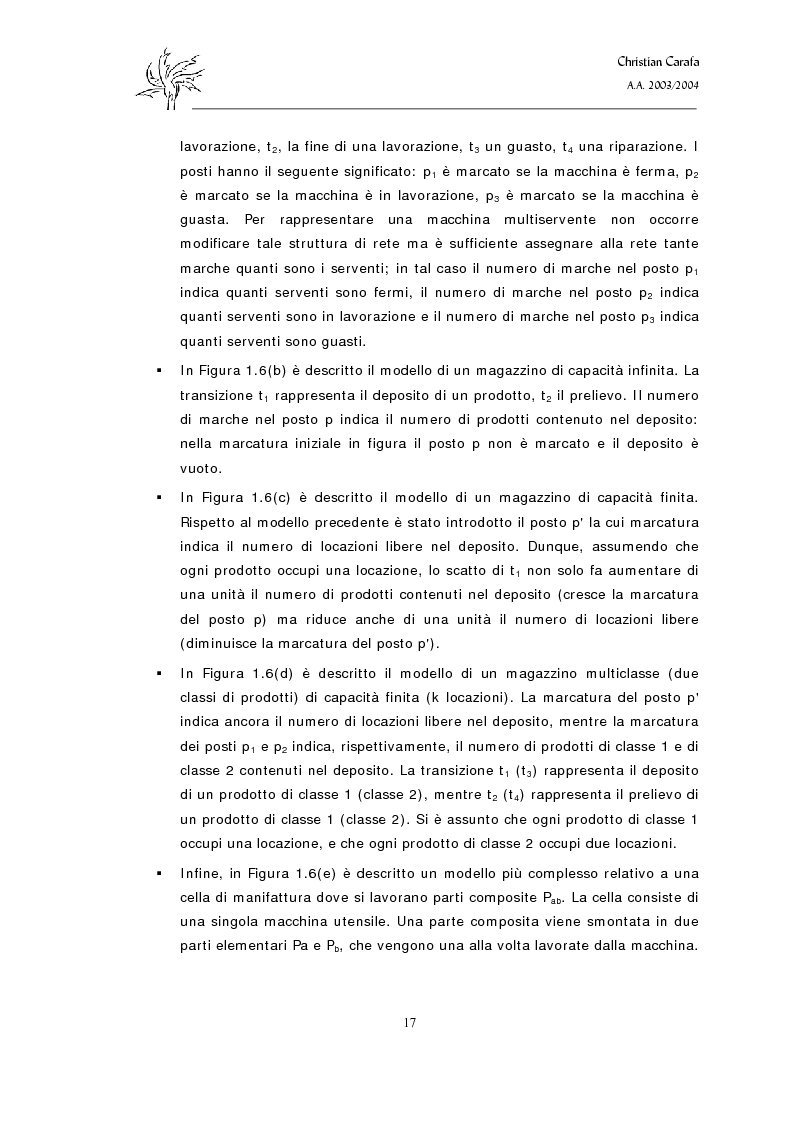 Anteprima della tesi: Analisi e confronto dei software di simulazione di Reti di Petri, Pagina 13