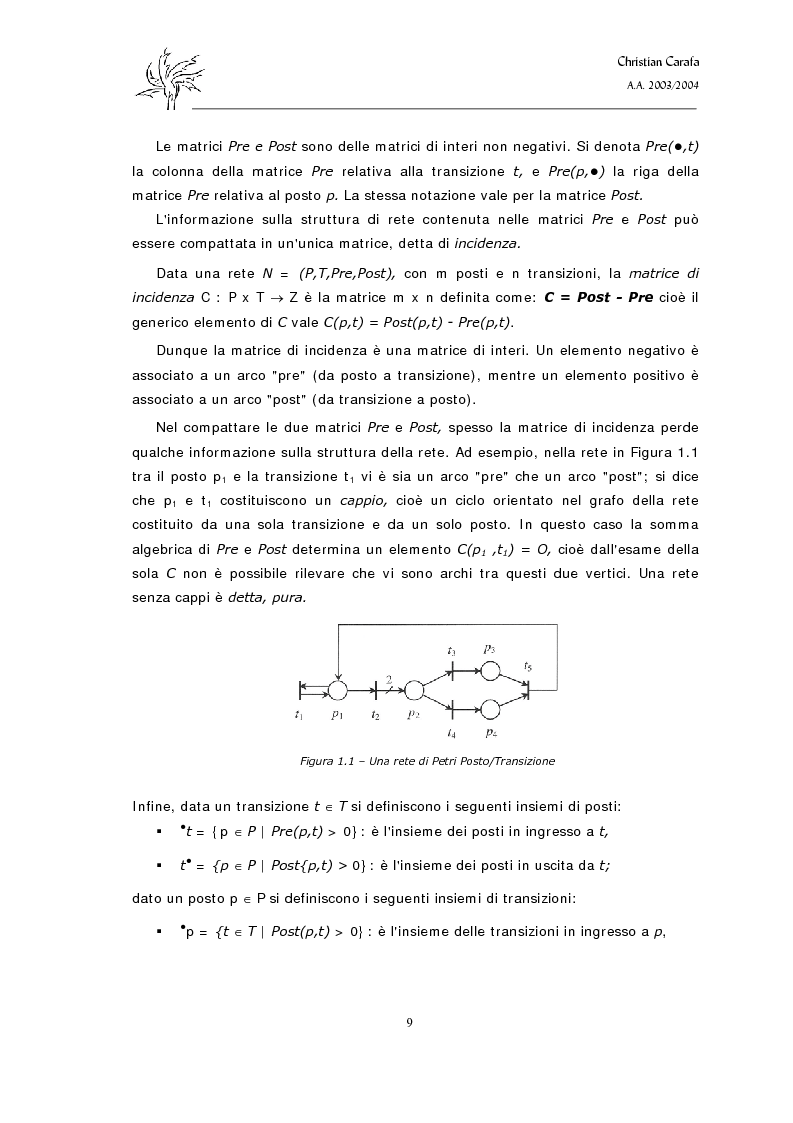 Anteprima della tesi: Analisi e confronto dei software di simulazione di Reti di Petri, Pagina 5