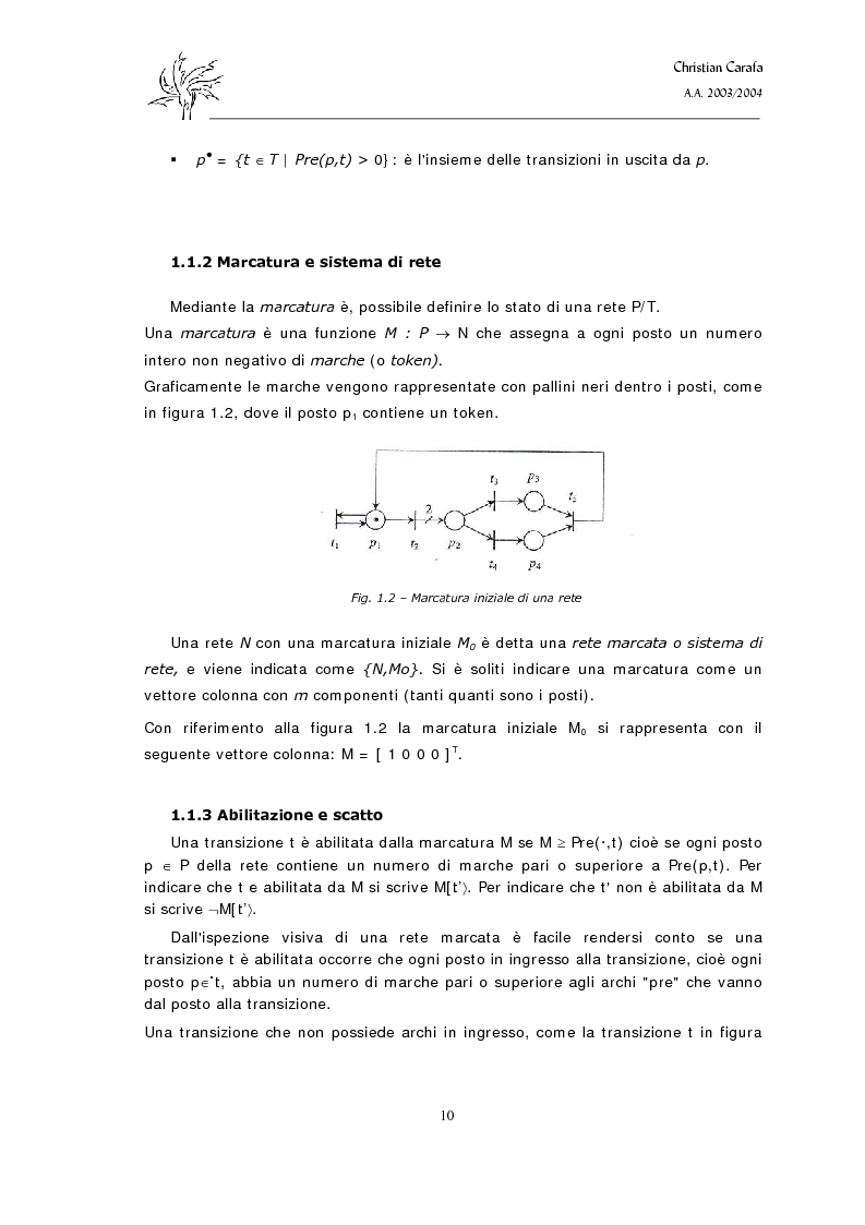 Anteprima della tesi: Analisi e confronto dei software di simulazione di Reti di Petri, Pagina 6