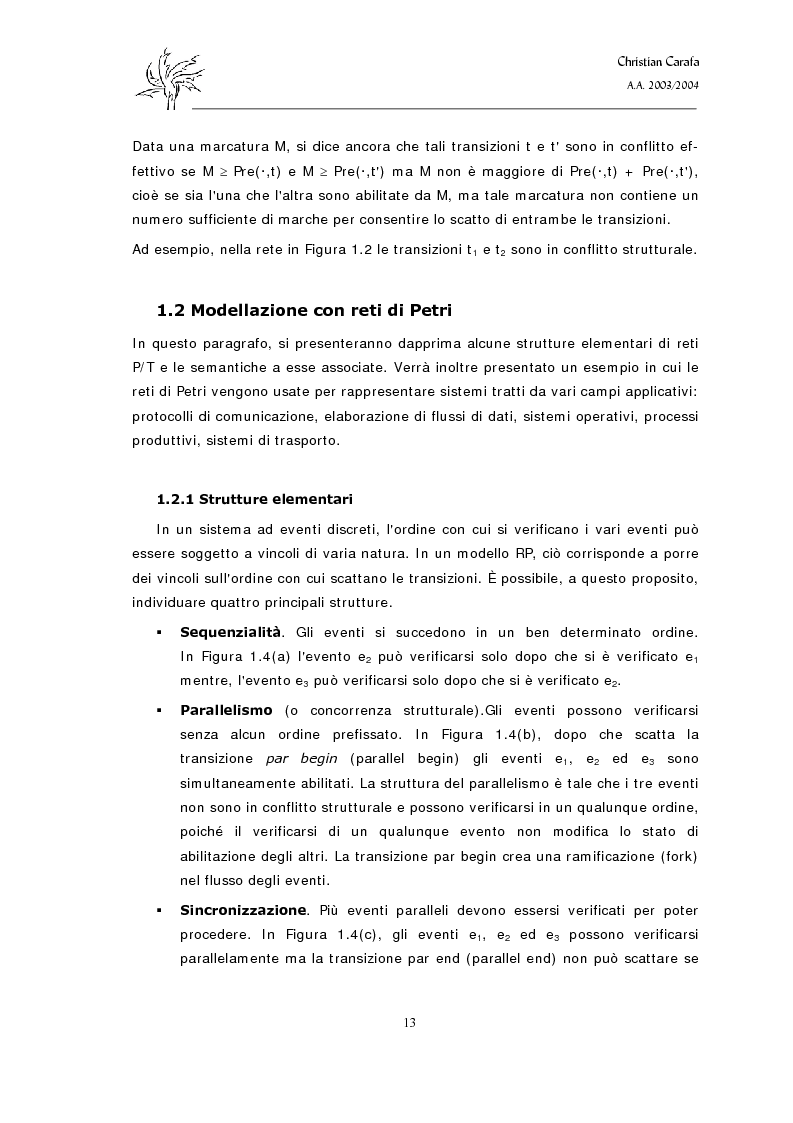 Anteprima della tesi: Analisi e confronto dei software di simulazione di Reti di Petri, Pagina 9