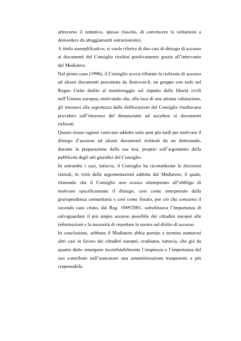 Anteprima della tesi: Il Mediatore Europeo, Pagina 13