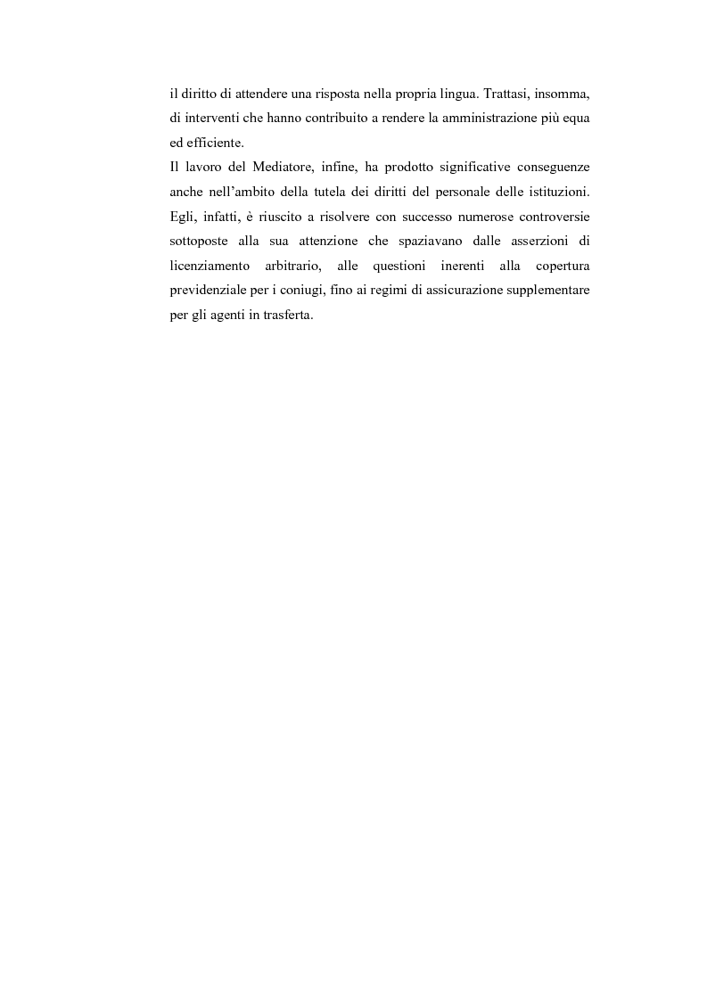 Anteprima della tesi: Il Mediatore Europeo, Pagina 15