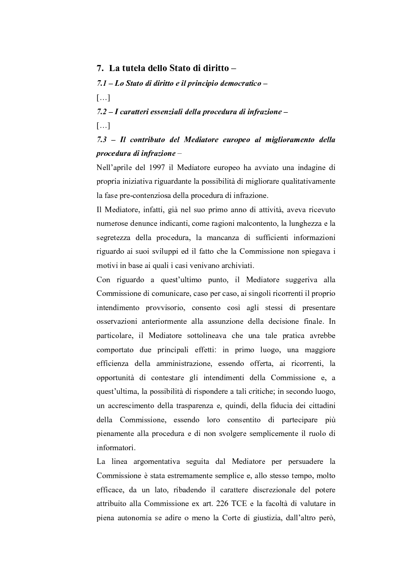 Anteprima della tesi: Il Mediatore Europeo, Pagina 6