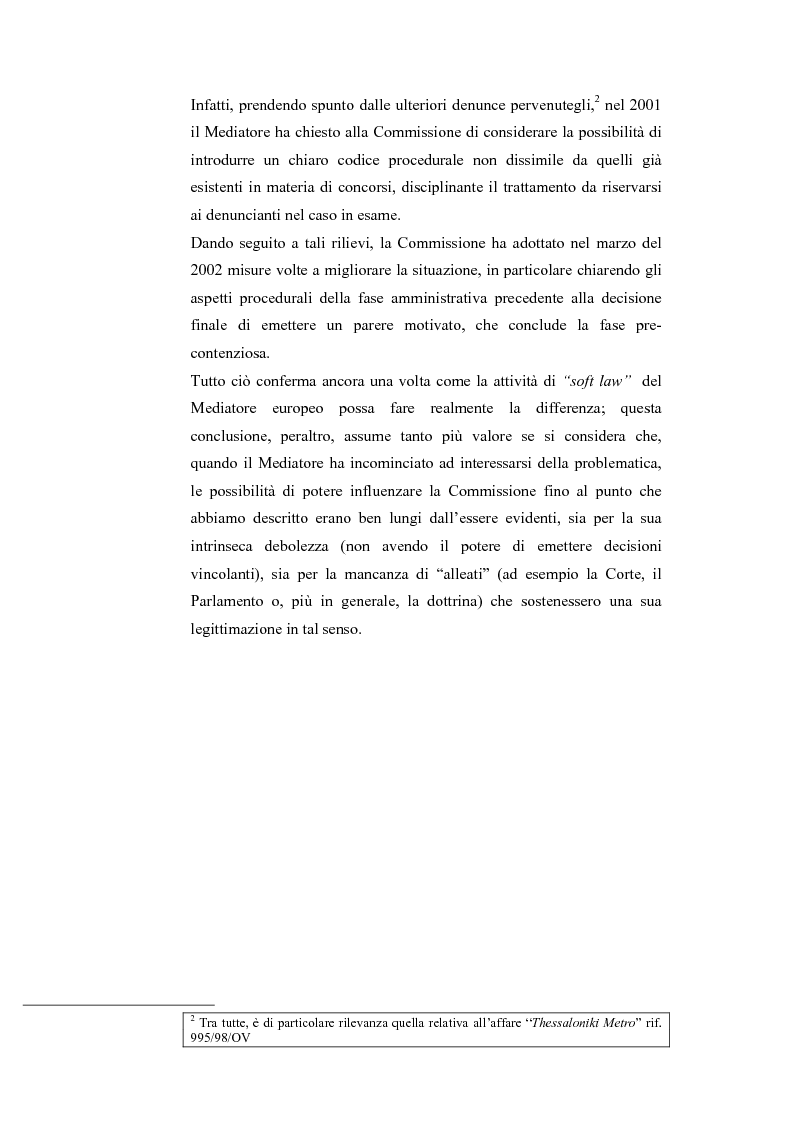 Anteprima della tesi: Il Mediatore Europeo, Pagina 8