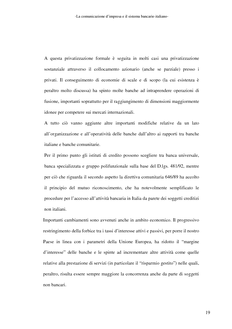 Anteprima della tesi: La banca e la comunicazione pubblicitaria. Caso aziendale: Monte dei Paschi di Siena S.p.a., Pagina 15