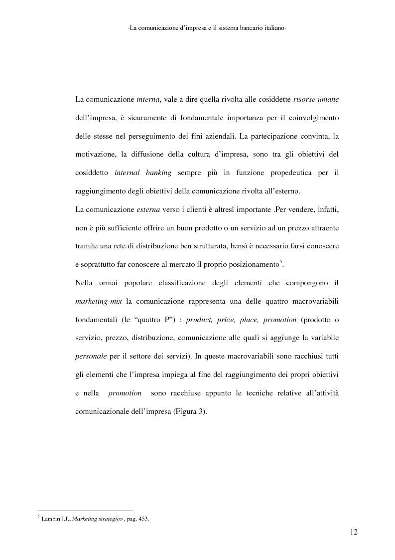 Anteprima della tesi: La banca e la comunicazione pubblicitaria. Caso aziendale: Monte dei Paschi di Siena S.p.a., Pagina 8
