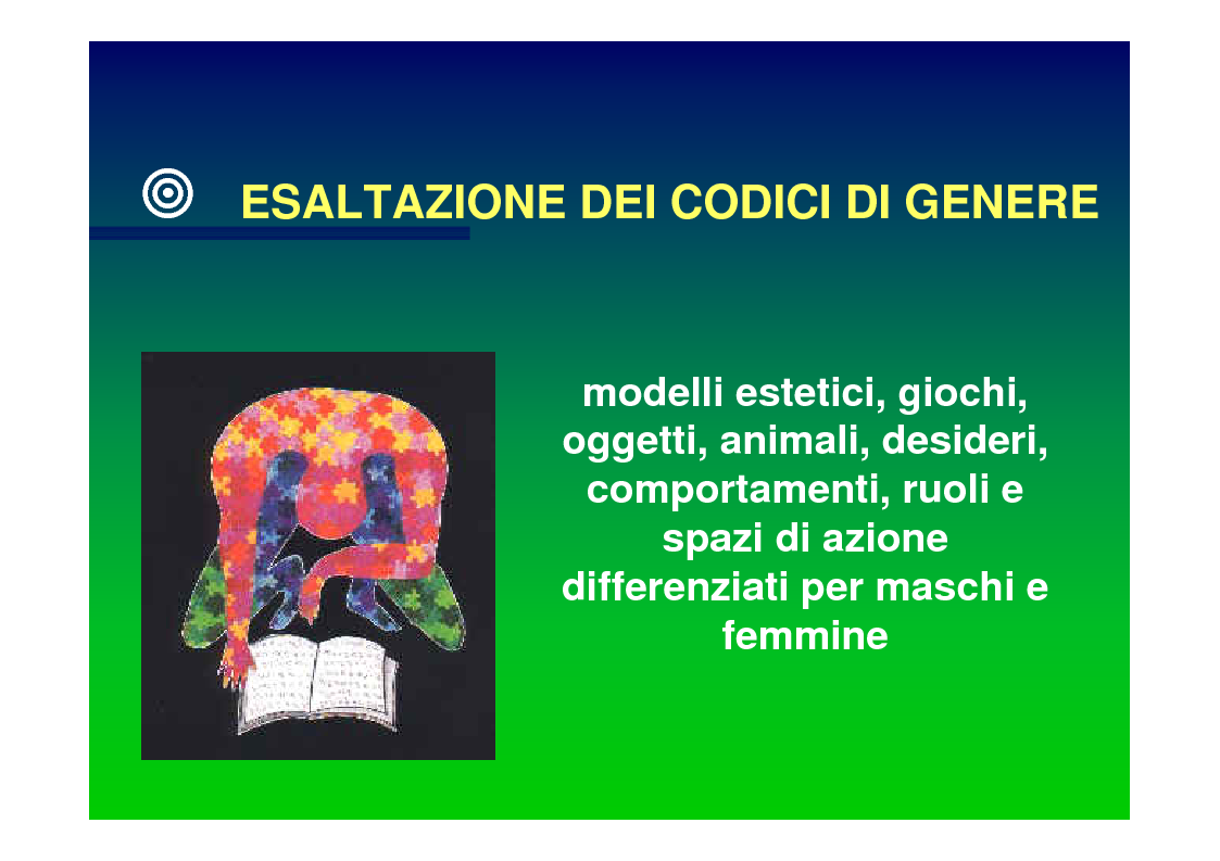 Anteprima della tesi: Genere e socializzazione scolastica. Una ricerca sulla rappresentazione dei modelli sessuali nei libri di testo per la scuola elementare, Pagina 14