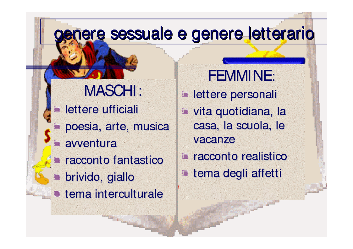 Anteprima della tesi: Genere e socializzazione scolastica. Una ricerca sulla rappresentazione dei modelli sessuali nei libri di testo per la scuola elementare, Pagina 15