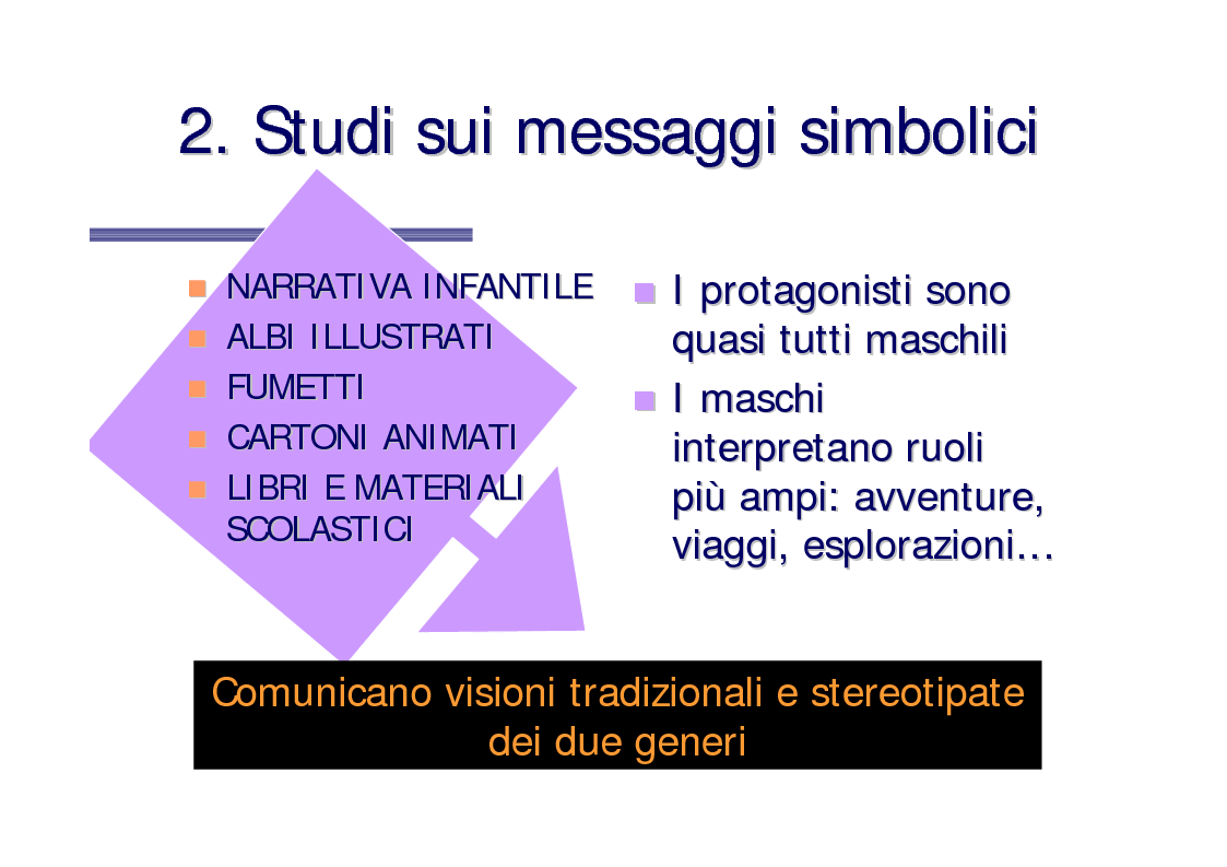 Anteprima della tesi: Genere e socializzazione scolastica. Una ricerca sulla rappresentazione dei modelli sessuali nei libri di testo per la scuola elementare, Pagina 6