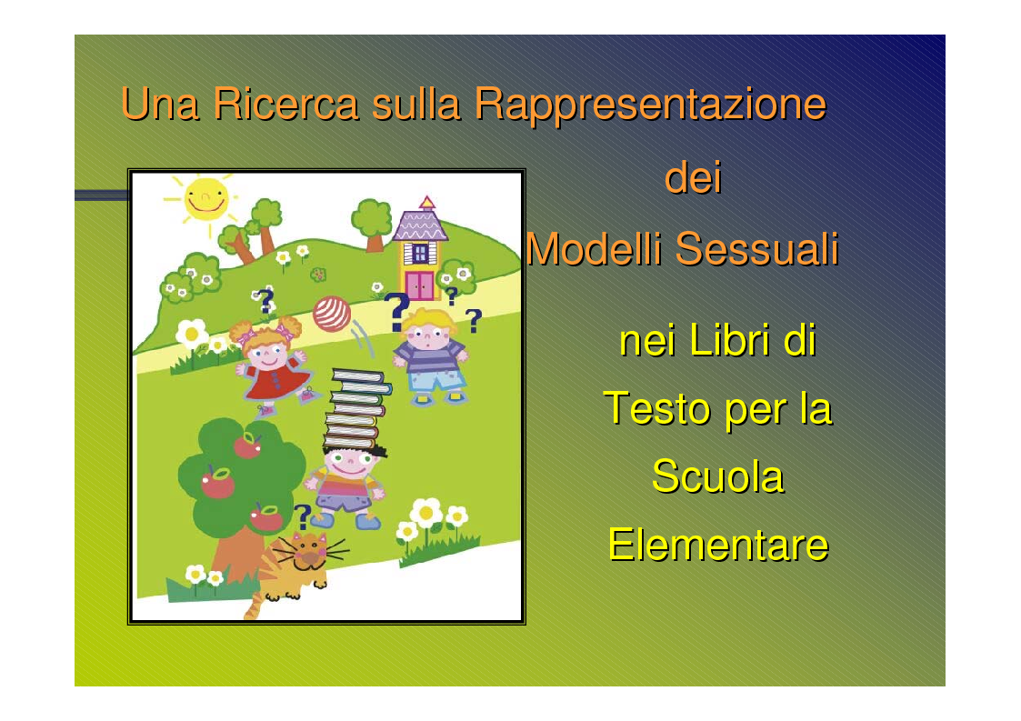 Anteprima della tesi: Genere e socializzazione scolastica. Una ricerca sulla rappresentazione dei modelli sessuali nei libri di testo per la scuola elementare, Pagina 7