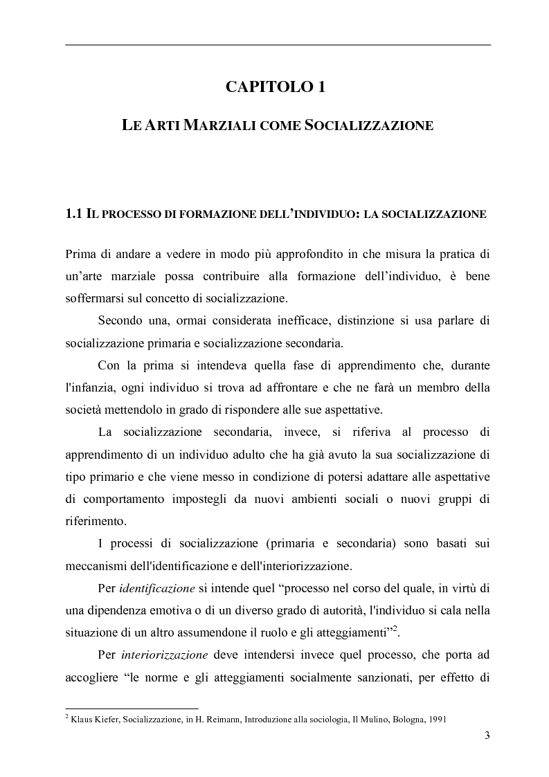 Anteprima della tesi: Il Karate: aspetti sociali, educativi e culturali, Pagina 3
