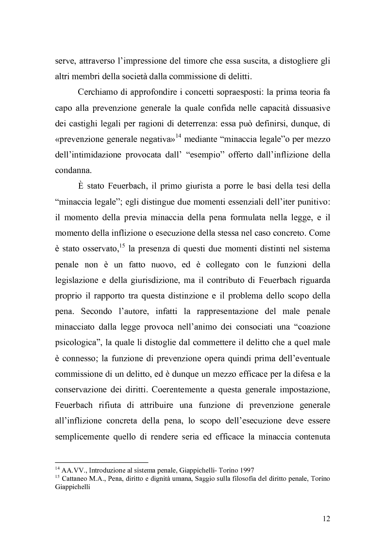 Anteprima della tesi: Il principio di effettività della pena e la sua crisi, Pagina 10