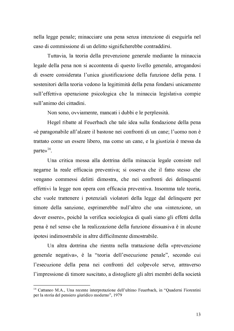 Anteprima della tesi: Il principio di effettività della pena e la sua crisi, Pagina 11
