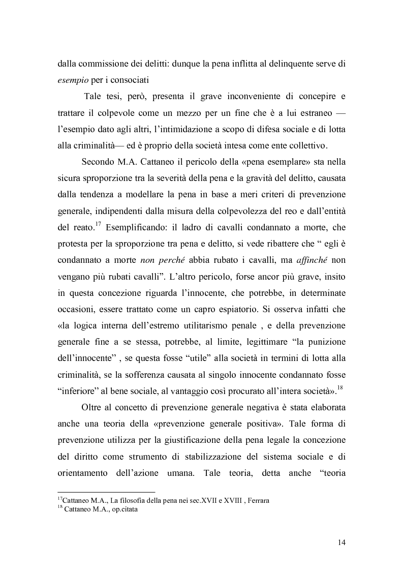 Anteprima della tesi: Il principio di effettività della pena e la sua crisi, Pagina 12