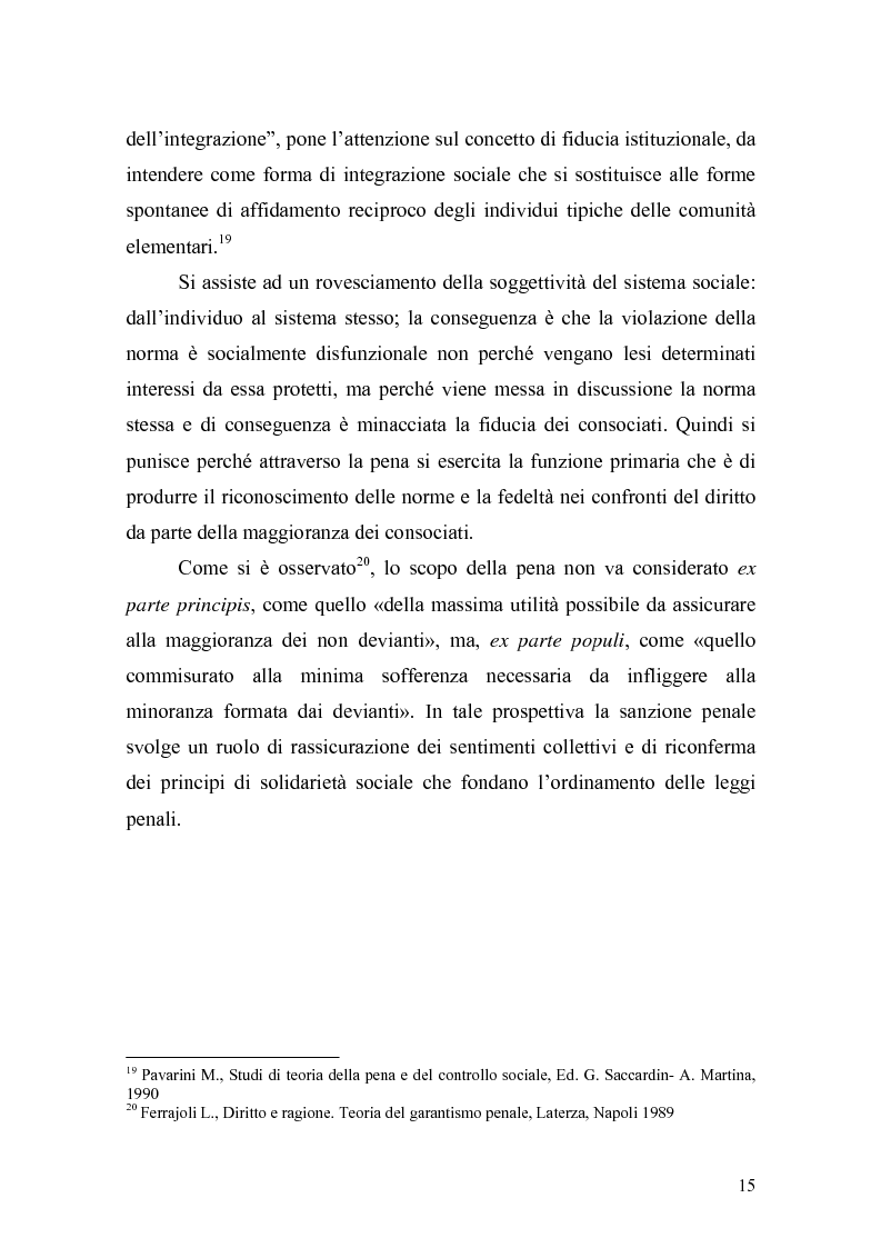 Anteprima della tesi: Il principio di effettività della pena e la sua crisi, Pagina 13