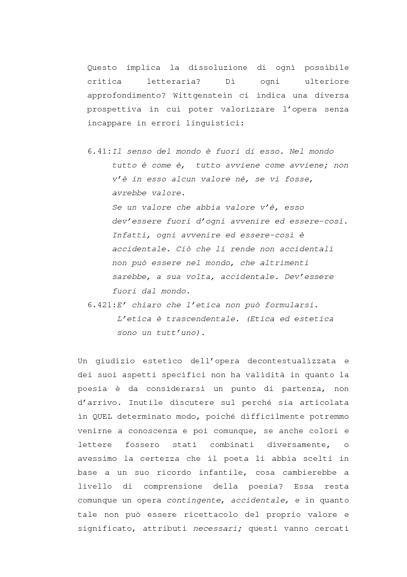 Anteprima della tesi: Il "dereglement" della simbolizzazione: interpretazione analitica della poesia Le Vocali di Rimbaud, Pagina 9