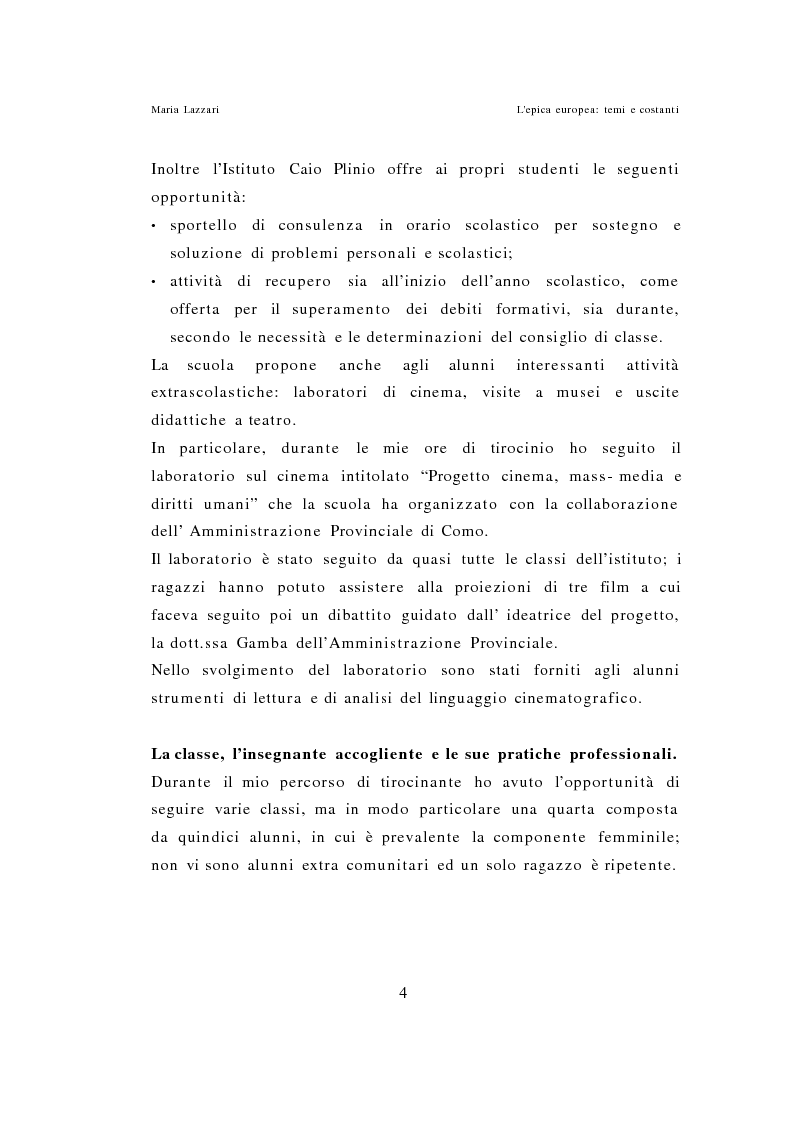 Anteprima della tesi: L'epica europea - Temi e costanti, Pagina 2