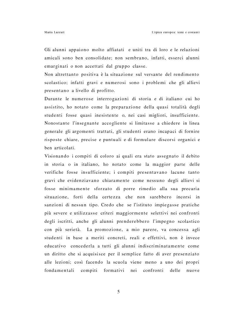Anteprima della tesi: L'epica europea - Temi e costanti, Pagina 3