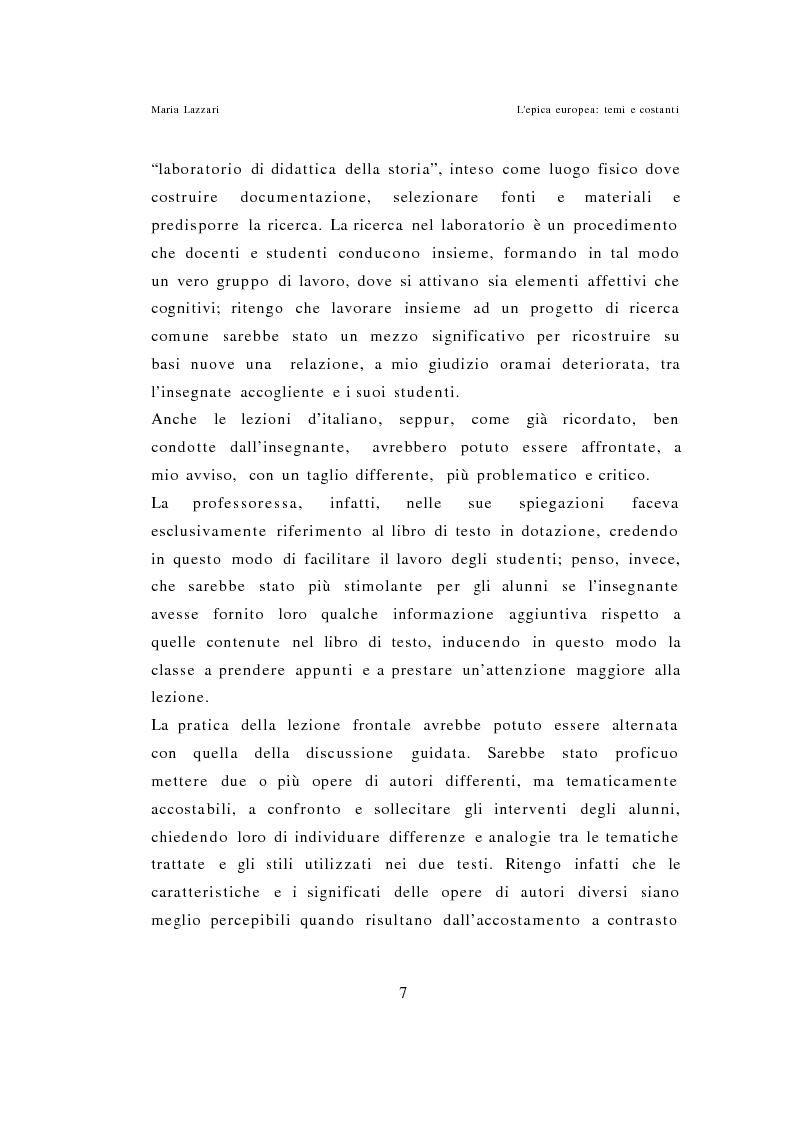 Anteprima della tesi: L'epica europea - Temi e costanti, Pagina 5