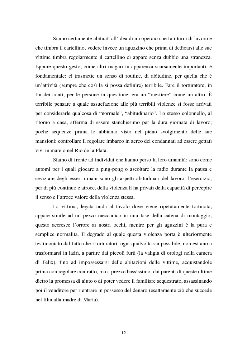 Anteprima della tesi: Realismo cinematografico e documentazione storica. Un caso esemplare: Garage Olimpo, Pagina 10