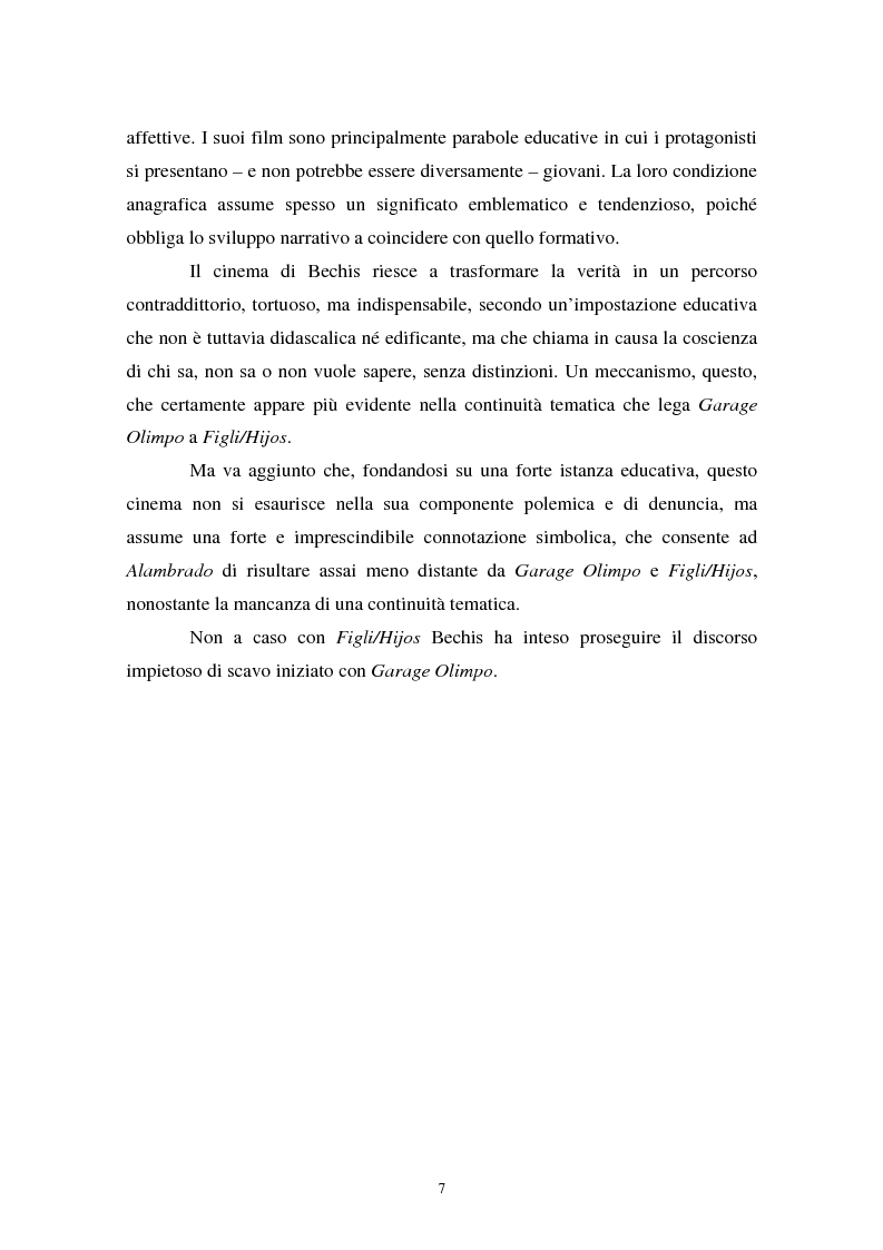 Anteprima della tesi: Realismo cinematografico e documentazione storica. Un caso esemplare: Garage Olimpo, Pagina 5